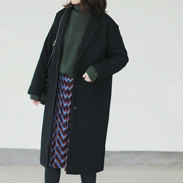 喜欢黑色大衣,一个理由就够了