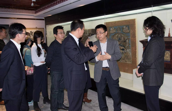 雍和宫风格唐卡在北京展出