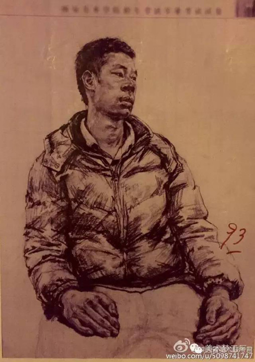 西安美术学院2016高分卷(素描/色彩/速写)