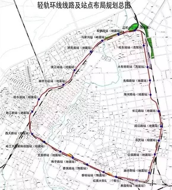 该线路将有利于阿城区与城市中心区的交通.