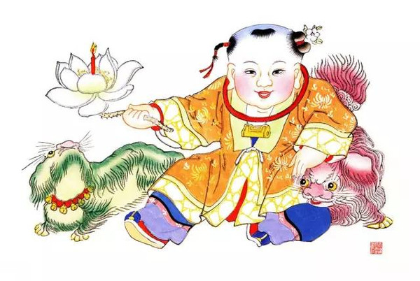 寓意吉祥的传统年画,请收下这份喜气!