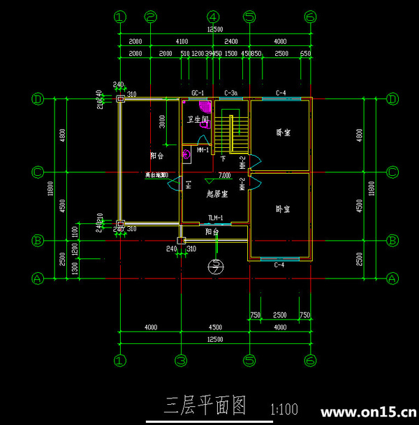 二层别墅施工图纸【二层别墅设计图纸大全展示】