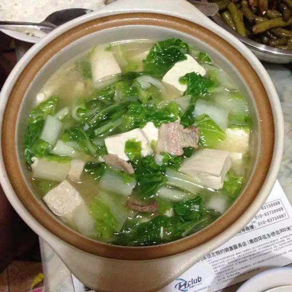 砂锅白菜炖豆腐