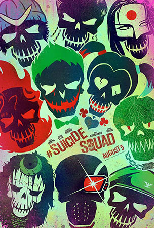 《自杀小队》抽象海报