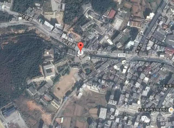 卫星图上看福清校园,你找到你的学校了吗