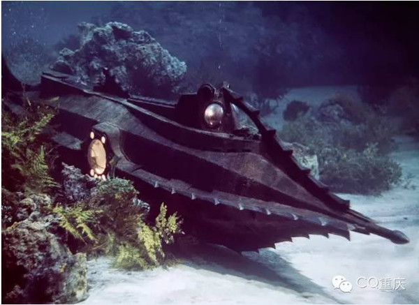 艺术家 harper goff 为电影《海底两万里》设计的"鹦鹉螺号"潜艇