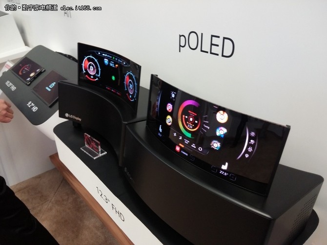 flexible poled automotive displays(车载显示)