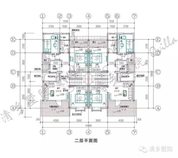 清墅农村自建房-中式双拼(阳光满屋)