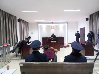 天长贩毒被抓 男子跳楼摔半瘫 法庭设进看守所 男子获刑3年4个月(图)