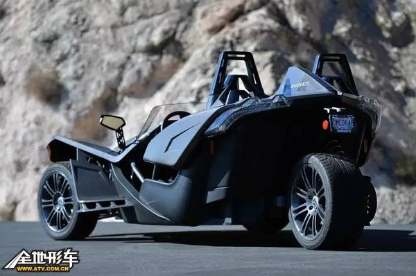 北极星跑车polaris slingshot超级三轮"弹弓"