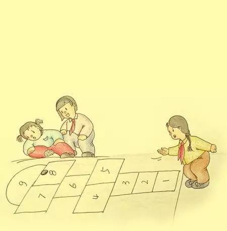 小时候的爸爸也爱玩——滚铁环,拍洋画,骑马打仗