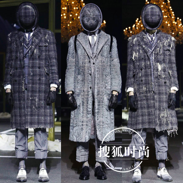 Thom Browne 2016-17秋冬男装秀,burberry2016秋冬男装大秀,2016年男装秋冬只装秀,201
