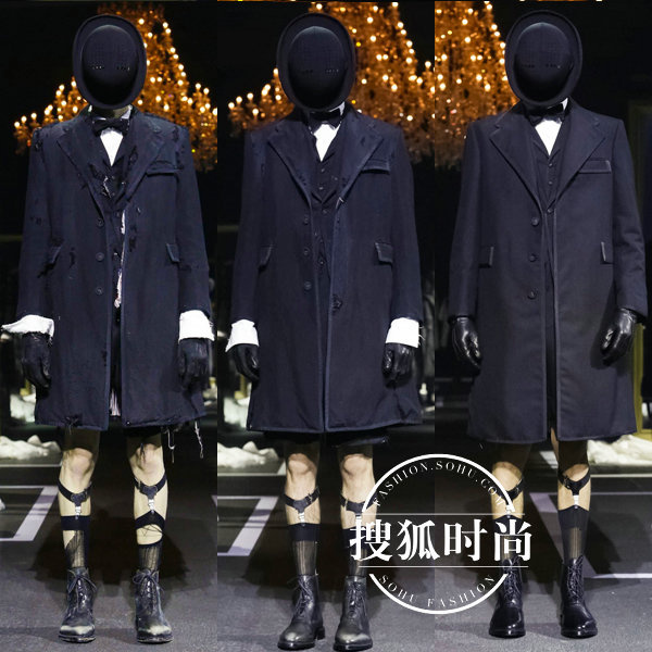 Thom Browne 2016-17秋冬男装秀,burberry2016秋冬男装大秀,2016年男装秋冬只装秀,201
