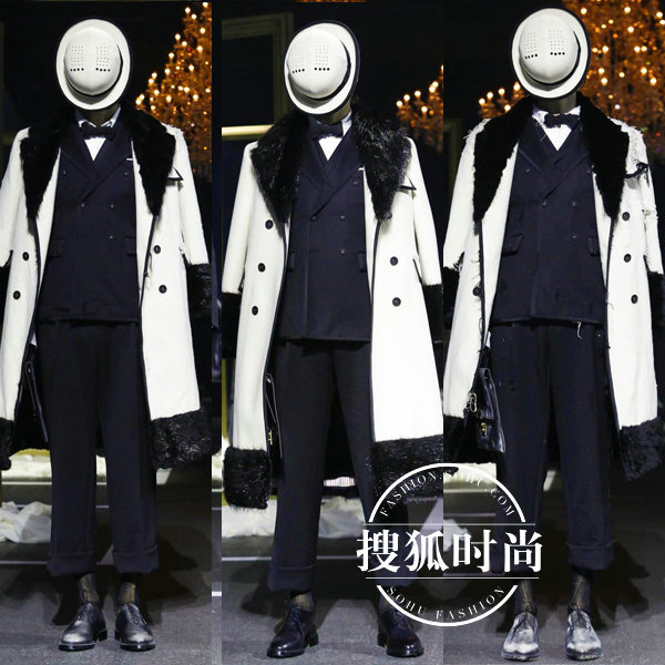 Thom Browne 2016-17秋冬男装秀,burberry2016秋冬男装大秀,2016年男装秋冬只装秀,201