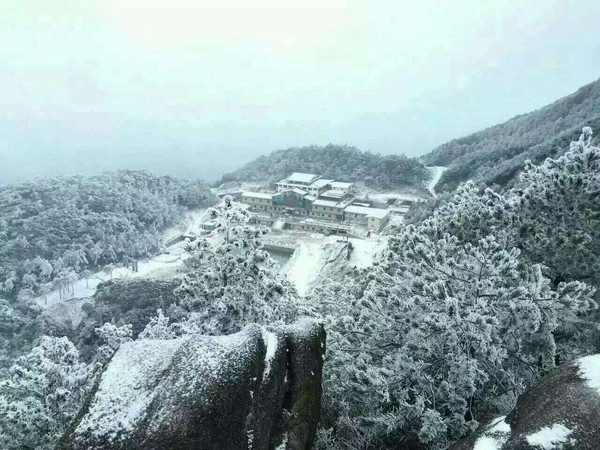 德化九仙山雪景