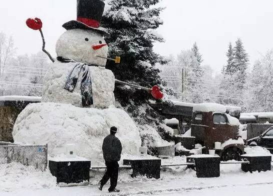 广东人民和东北人民都是怎么堆雪人的?纯属对比!