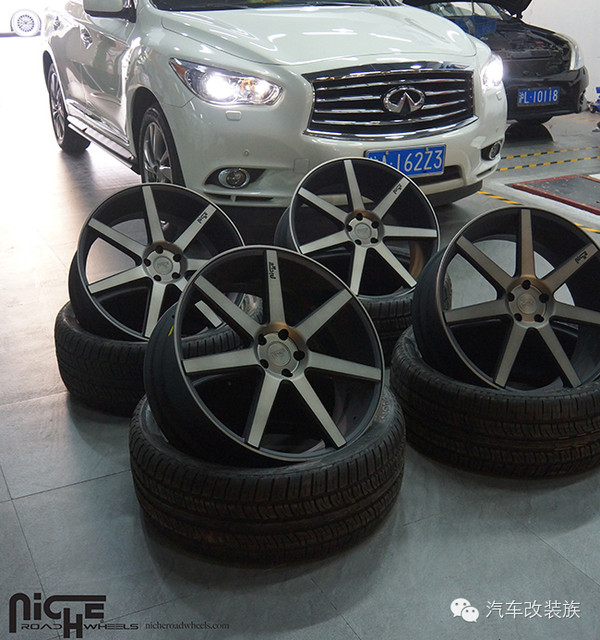 英菲尼迪qx60改装nichem150轮毂