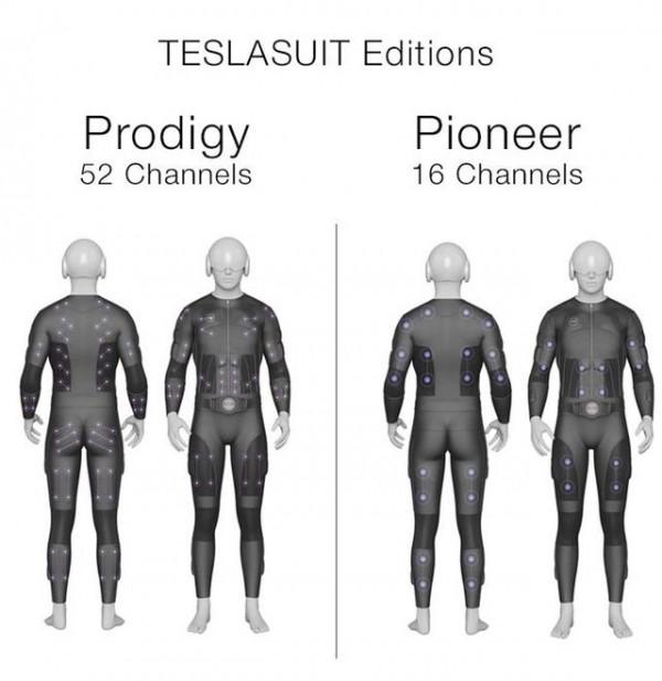 这款名为Teslasuit的智能紧身开发已有三年之久,它是全球首款全身触觉紧身衣。它配置了多个传感器,为全身创建了多个感触点,可以让我们感受到虚拟现实游戏的场景<b
