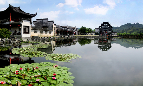 西递明经湖