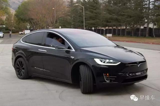 tesla model x:不输保时捷的超级suv