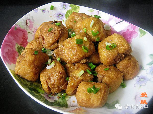 油豆腐塞肉
