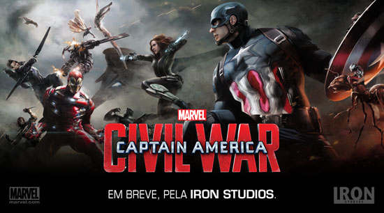 《美国队长3：内战》发布了第一张横版群像海报