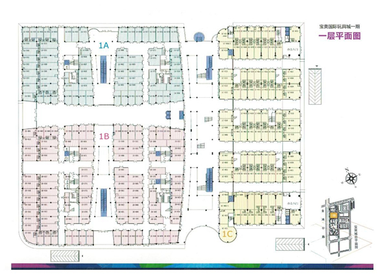 宝奥国际玩具城起价10700元/㎡ 楼层平面图一览