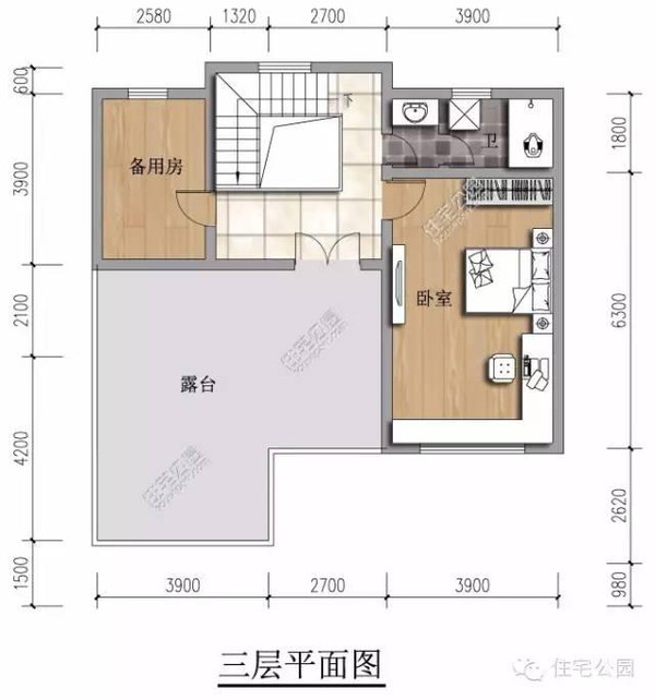 10套新农村3层自建房户型 含平面图纸