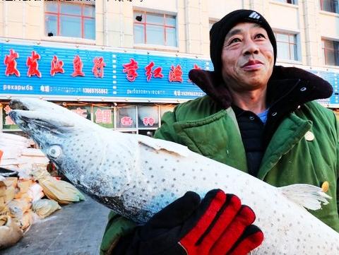 实拍同江鱼市—黑龙江畔最大的中俄江鱼市场