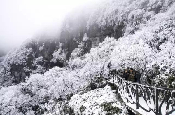 重庆金佛山童话冰雪节,与你雪战到底!