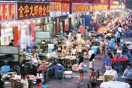 深圳这十三条美食街,作为吃货的你吃过几条?南宁有美食街白天图片
