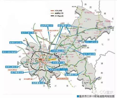 5年内续建或建成:重庆至广安高速(重庆段),成渝高速扩能九龙坡至永川