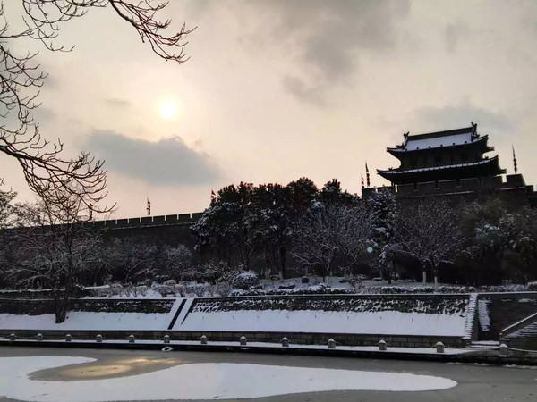 【西安最美雪景地图】爱游君用你们发的照片拼成的!