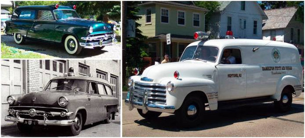 车1954年packard救护车英国60年代的救护车有莫里斯ld型或者bedford j