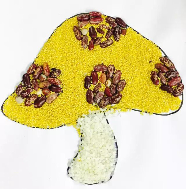艺术在家学,小豆子变画作