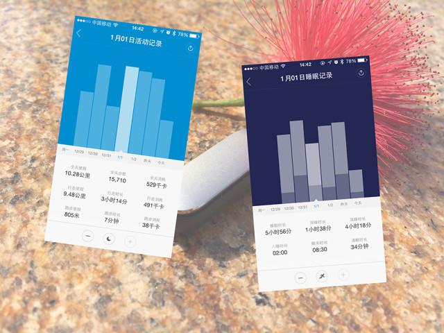 小米手环(光感版)与小米手环在外包装上没什么区别,依旧使用环保的米色包装盒。
