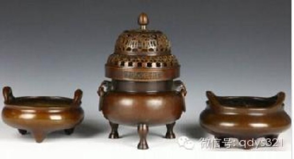 明代宣德年间所造的铜香炉,简称"宣炉".