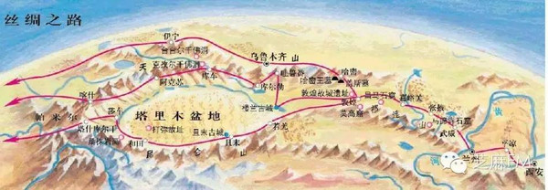 李白的回家路线≈丝绸之路