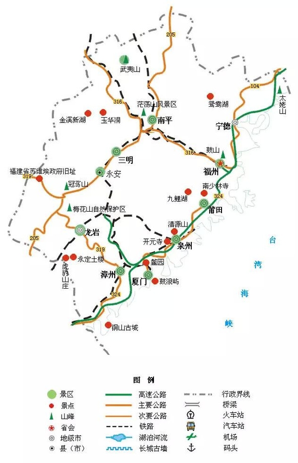 22.广西旅游地图