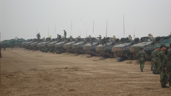 中国陆军第27集团军移防山西 大批军车现场曝