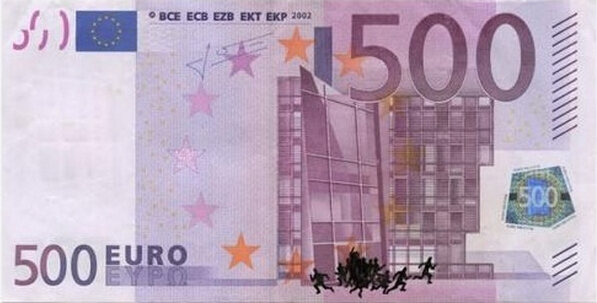 欧央行考虑废除500欧元面值纸币 否认对纸币宣战