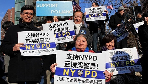 在美华人拟游行力挺获罪华裔警察 要求法律公