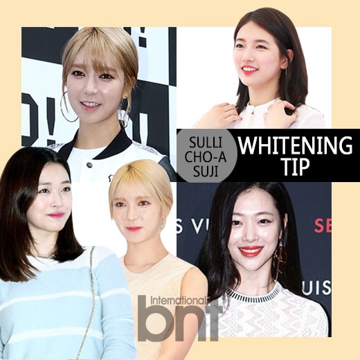 韩国女星雪莉秀智的美白护肤有秘密?