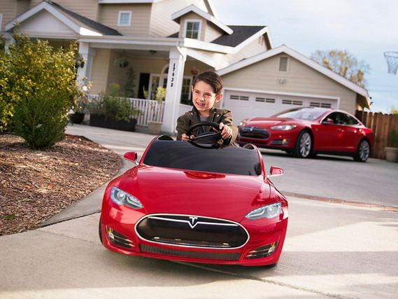 买辆特斯拉送儿子!儿童版Model S发布