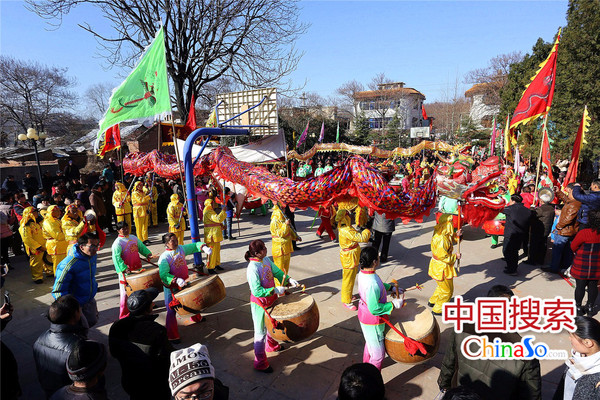 河南火神古庙会再现千年祭祀仪式