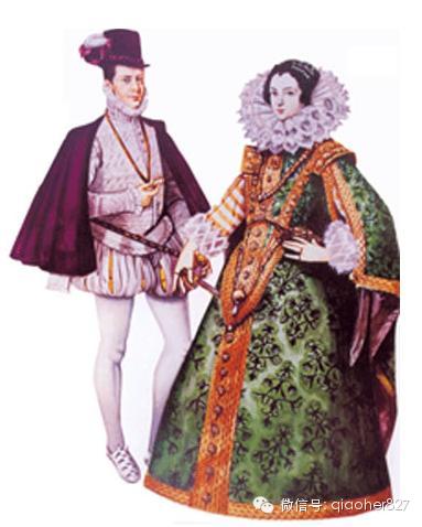 文艺复兴时期的服装之西班牙风格服装