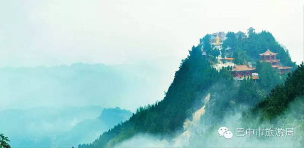 义阳山位于恩阳镇南侧,山高673米,山势陡峭,绿