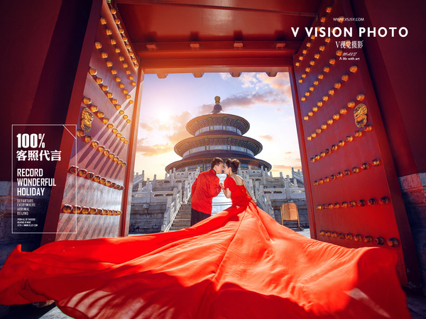 北京婚纱摄影:最受欢迎的复古大气中国风婚纱