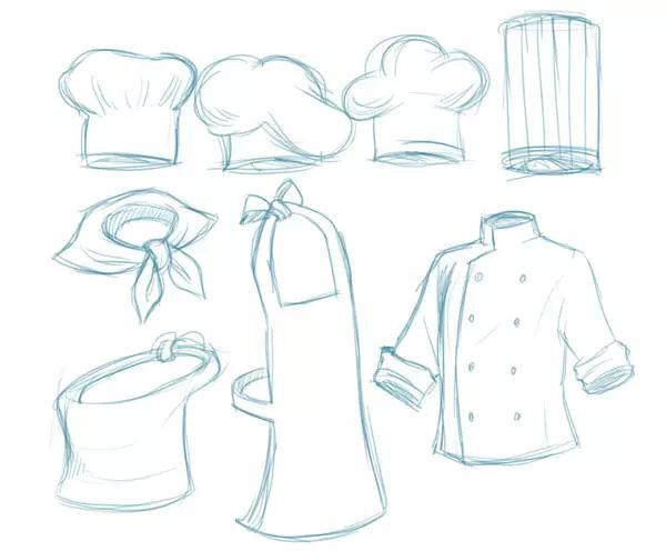 罗锦:【ai】绘制一个萌萌哒小厨师卡通漫画人物