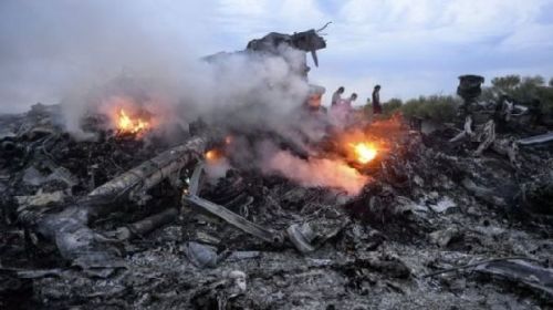 马航mh17客机在乌克兰坠毁.(图片来源:bbc)